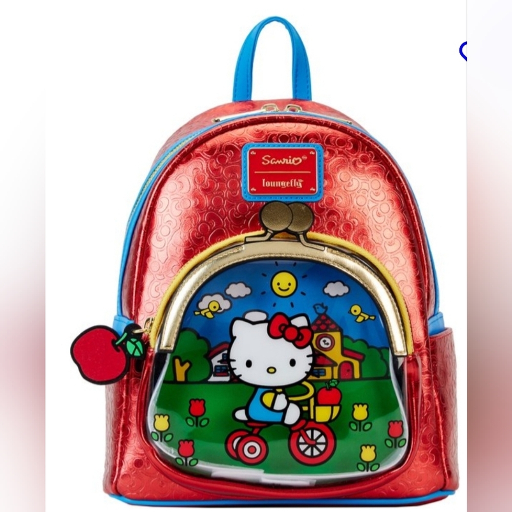 Loungefly Sanrio Hello Kitty 50th  Anniversary Coin Bag Backpack